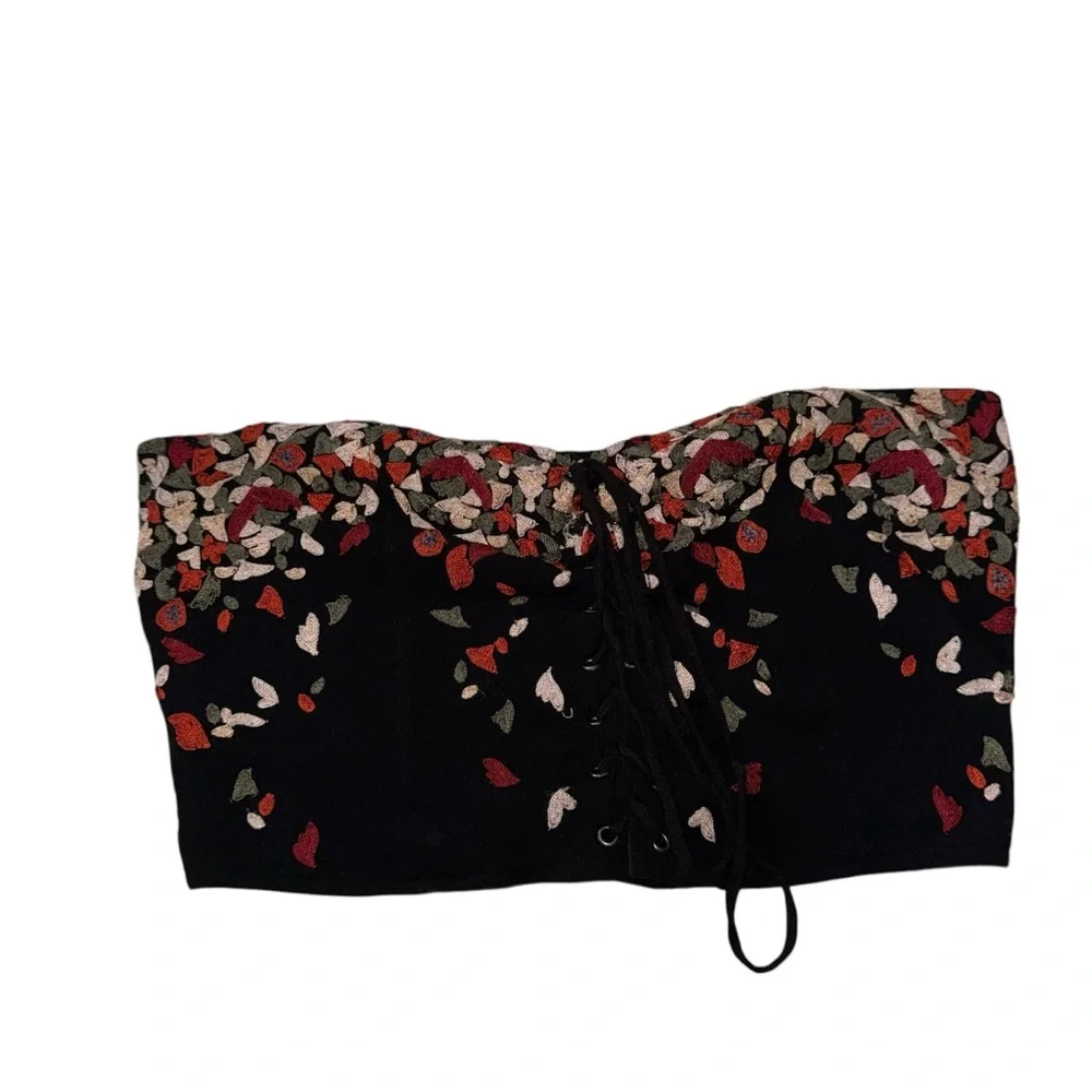 Free‎ people Boho embroidered corset